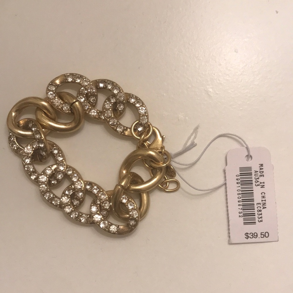 J. Crew Gold Link Bracelet
